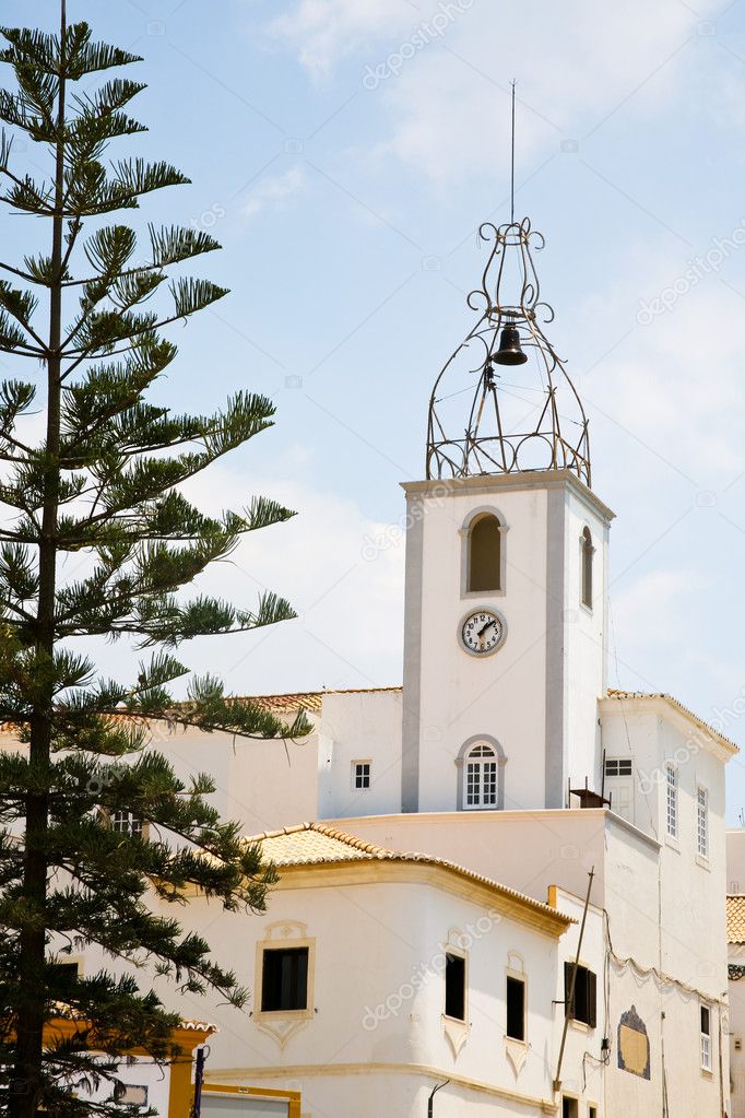 Clock tower in Albufeira, Portugal