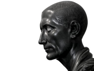 Bust of Gaius Julius Caesar clipart