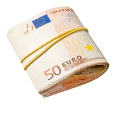50-euro banknotes clipart