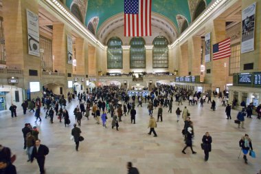 Grand Central Station in New York City clipart