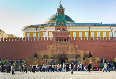 Lenin Mausoleum in Moscow clipart