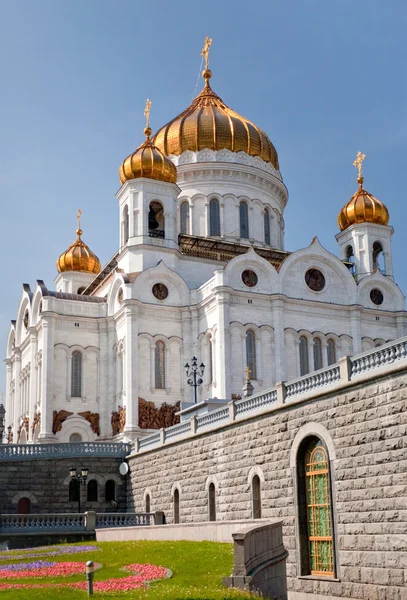 A katedrális, a Krisztus a Megváltó, Moszkva — Stock Fotó