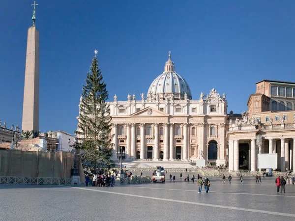 Vista sulla Cattedrale di San Pietro, Roma, Italia — Foto Stock