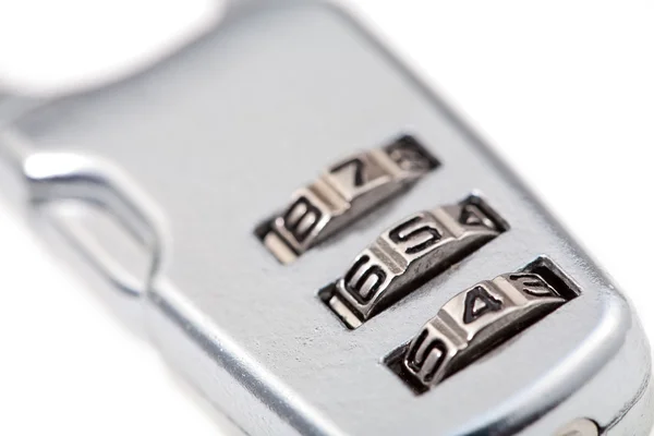 Steel combination lock closeup — Stock Photo, Image