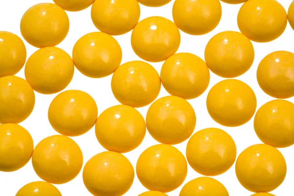 Żółty witaminy leki — Zdjęcie stockowe