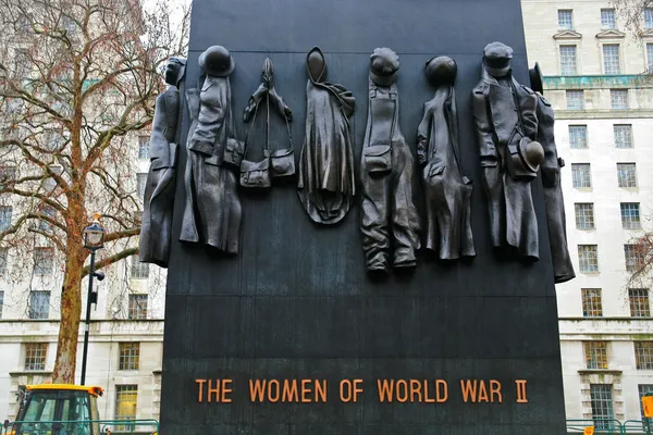 对妇女的第二次世界大战伦敦国家纪念碑 — 图库照片