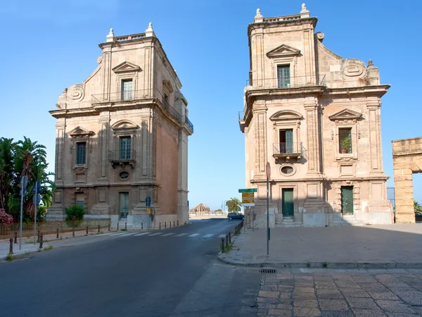 Porta felice, palermo, Sicilya — Stok fotoğraf