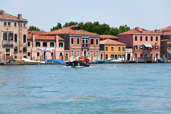 Vue sur Venise depuis la lagune vénitienne, Italie — Photo