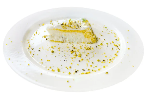 Кассата - традиционный сицилийский сладкий из рикотты — стоковое фото