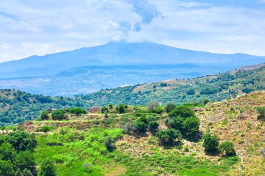 yaz günü etna içinde görüntüleyin