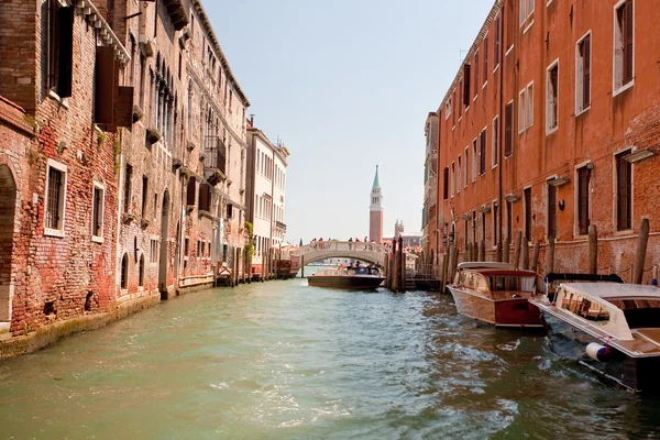 Διώρυγα στη Βενετία, Ιταλία — Φωτογραφία Αρχείου