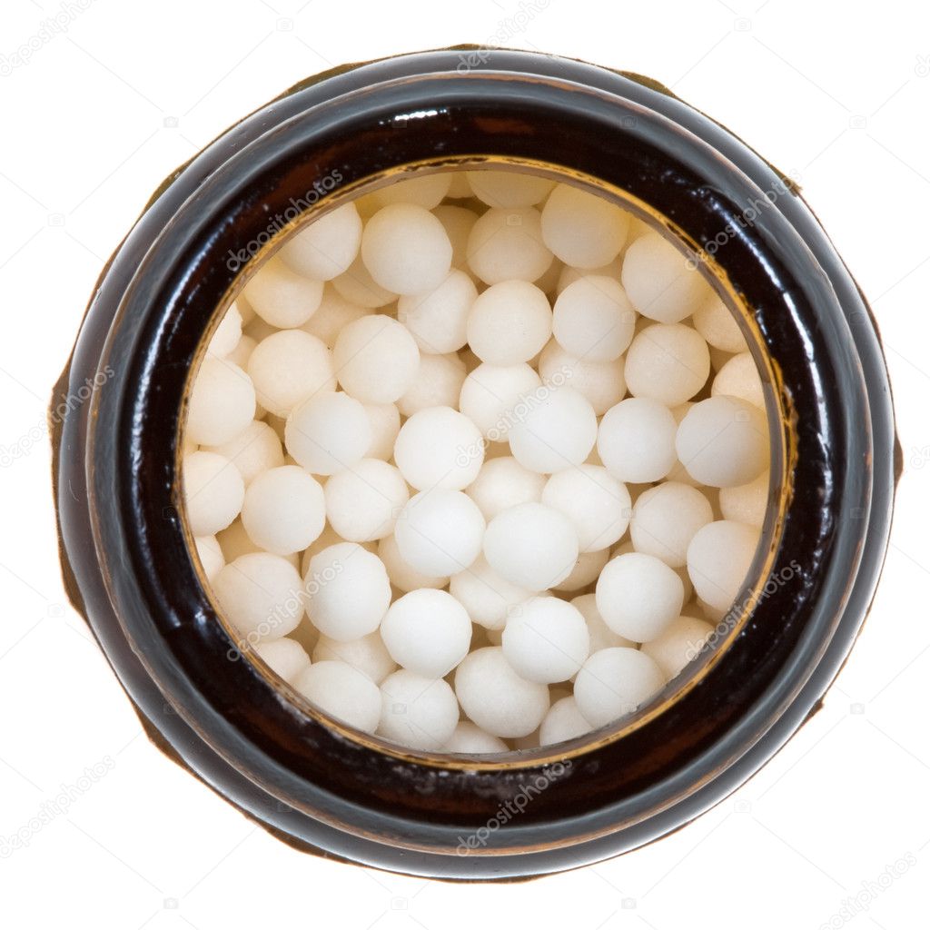 Homeopathy sugar ball