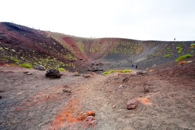 Silvestri krater etna, Sicilya, İtalya