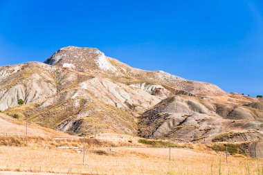 Sicilyalı dağ manzarası