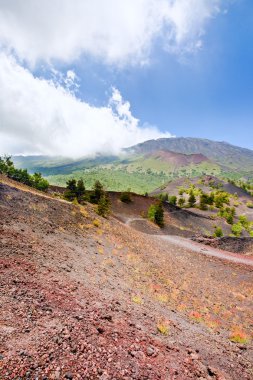 klinker zemin yanardağı etna Dağı yolunda