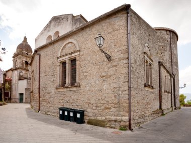 Urban church in Castiglione di Sicilia, Italy clipart