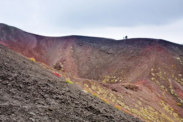 Etna kráter, Sicílie, Itálie — Stock fotografie
