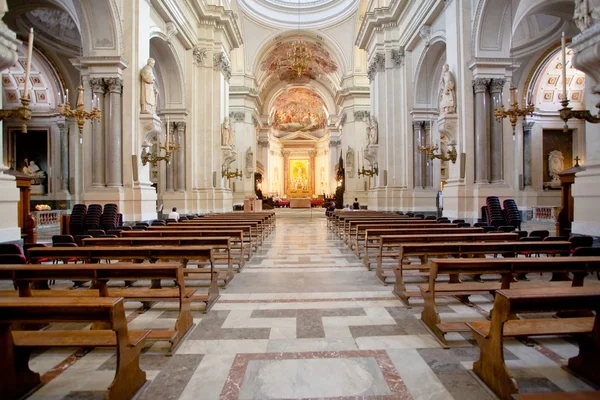 Interior of Palermo Cathedral, Sicily — Stock Photo, Image