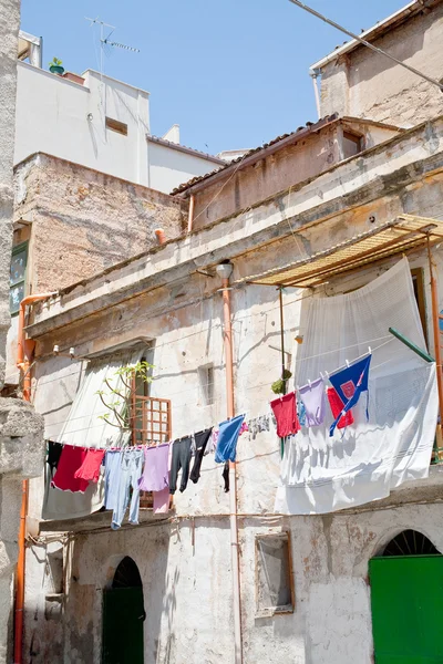 stock image Old urban house in Palermo