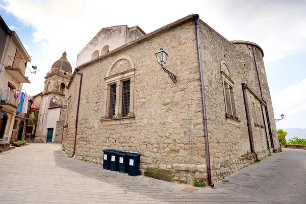 Stadtkirche in castiglione di sicilia, italien — Stockfoto