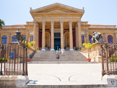 Teatro massimo - opera binası, palermo, Sicilya