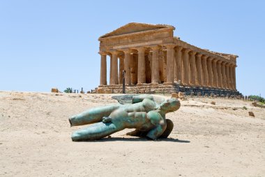 concordia tapınaklar, agrigento Vadisi'nde Tapınağı