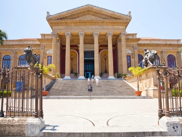 Teatro Massimo - Teatro dell'Opera di Palermo, Sicilia — Foto Stock