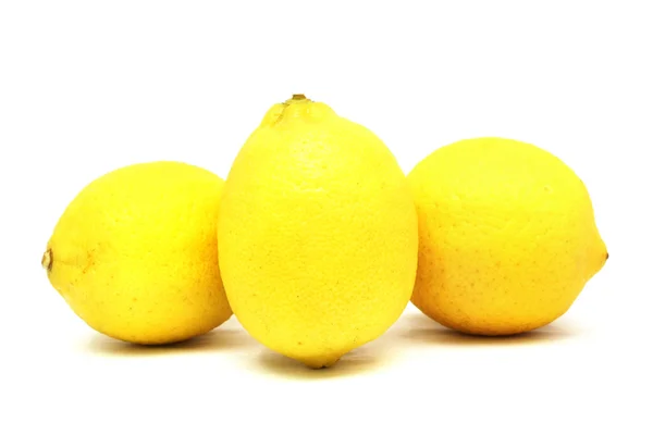 Trzy cytryny — Zdjęcie stockowe