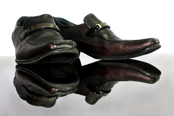男の革の靴 — ストック写真