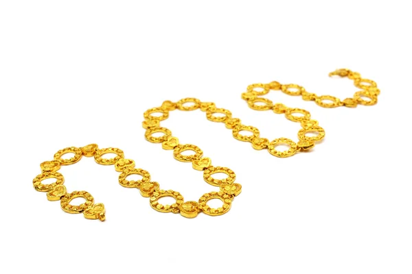 Golden Necklace — Stock Photo, Image