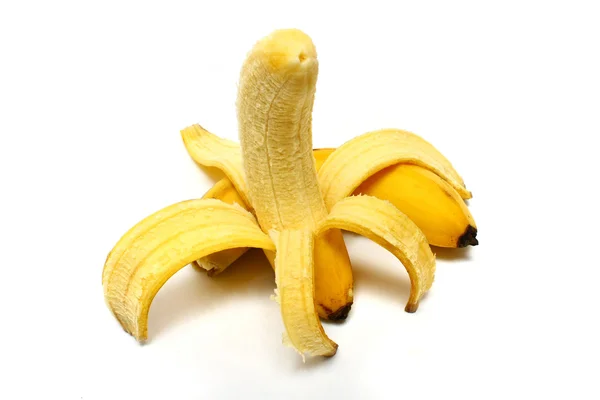 Meghámozott banán — Stock Fotó