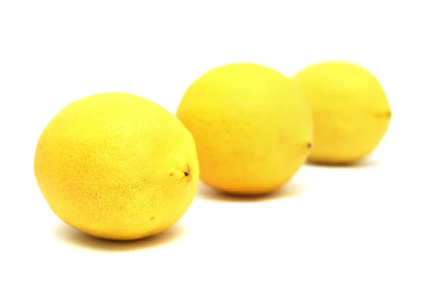 Tři citrony Stock Snímky
