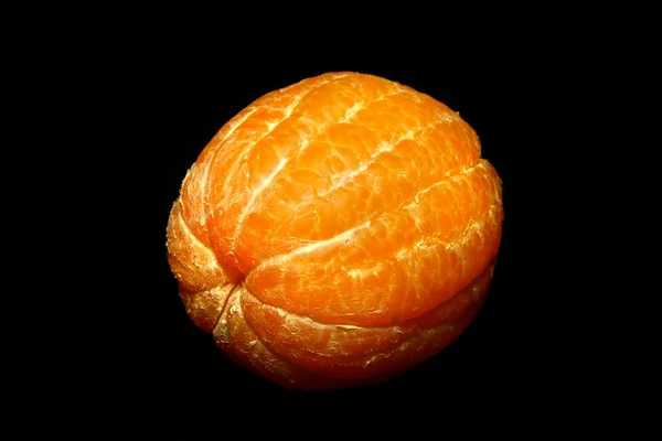 皮をむいたオレンジ ストック画像