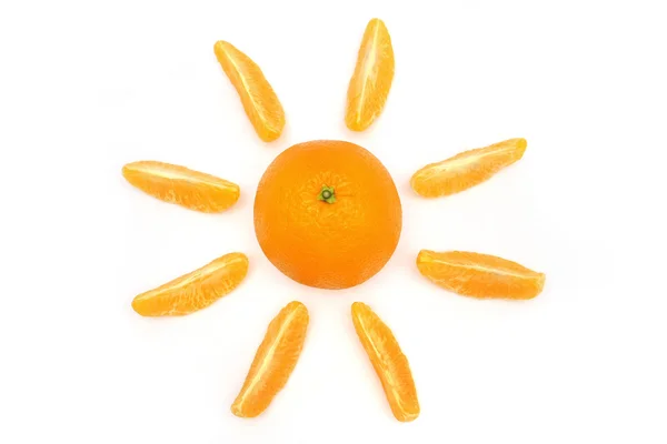 太陽オレンジ ストックフォト