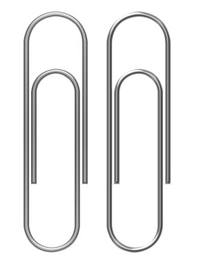 Paper clips clipart