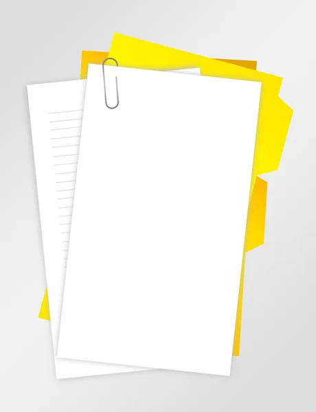 Papers blank — Stock Photo, Image