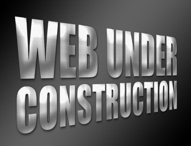 Web under constrution illustration clipart