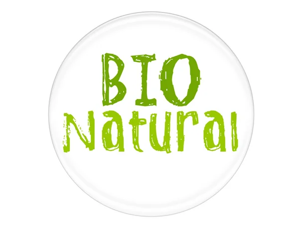 Bio doğal simgesi — Stok fotoğraf