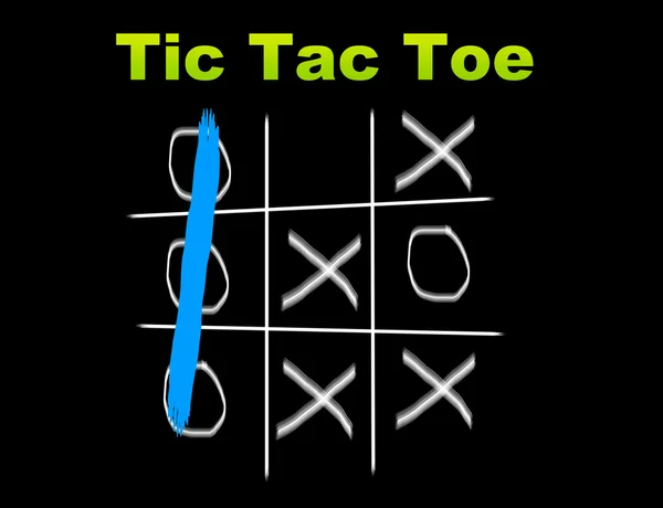 Tic Tac Toe — Zdjęcie stockowe