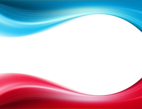 Blue and red wave — Stock Photo, Image