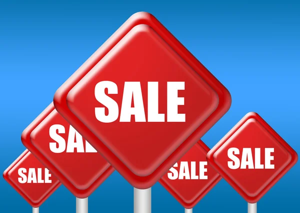 Red sale icon — Stock Photo, Image