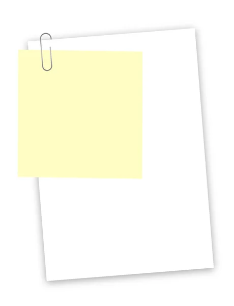Documentos em branco — Fotografia de Stock