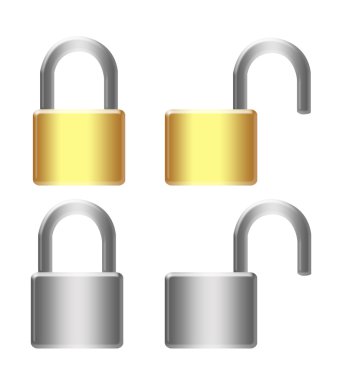 Locks illustration clipart