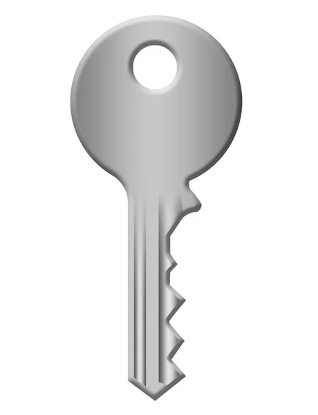 Metalen sleutel — Stockfoto