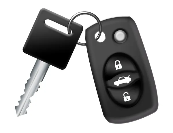Autó kulcs és távoli — Stock Fotó