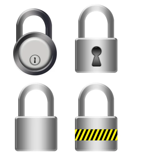 Metallic locks — Stock Photo, Image