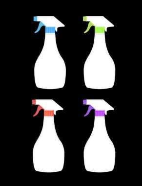 Spray bottle clipart