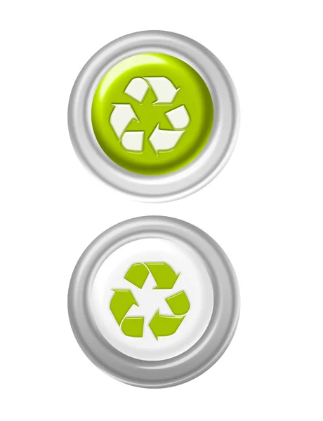 Recycle buttons — Stock Photo, Image