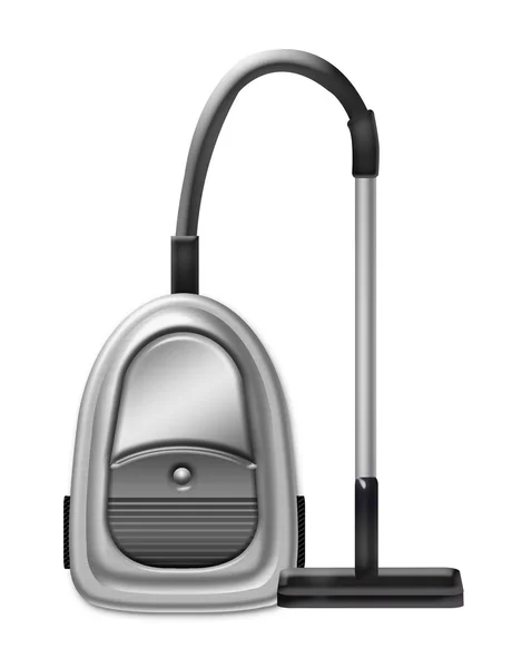 Silver vacuum cleaner — Stock Photo, Image