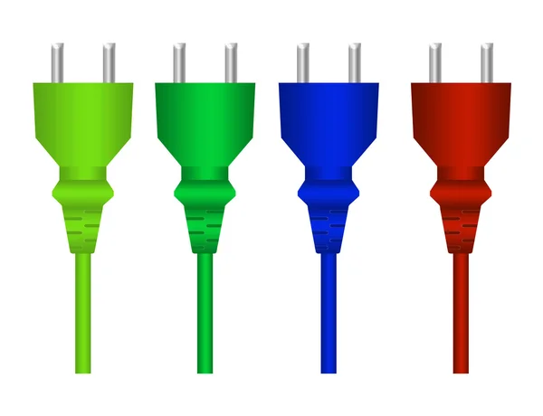 Colored plugs — Stock Photo, Image